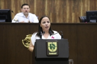 Lila Frías presenta iniciativa de Ley de Cambio Climático de Yucatán