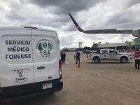 Aterriza en Mérida avión con pasajero muerto