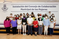 Instalan  Consejo de Colaboración Municipal de las Mujeres