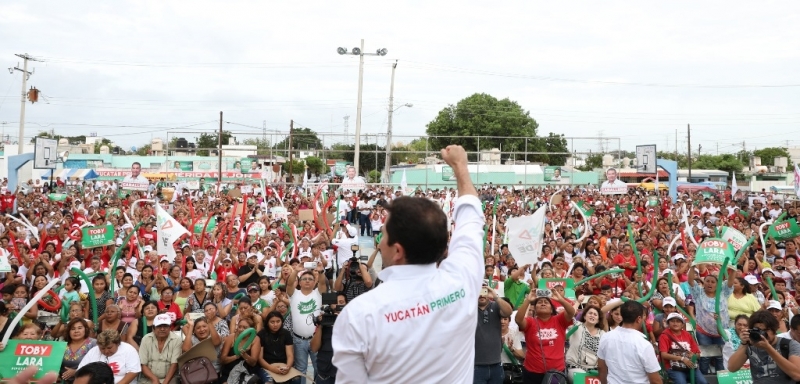 Llama Sahuí a priistas al voto masivo