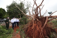 Vila Dosal recorre zona oriente  para apoyar a  afectados por Gamma