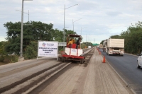 Realiza Incay trabajos de repavimentación en Periférico de Mérida