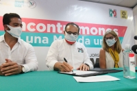 Ramírez Marín se compromete en lucha contra el cáncer