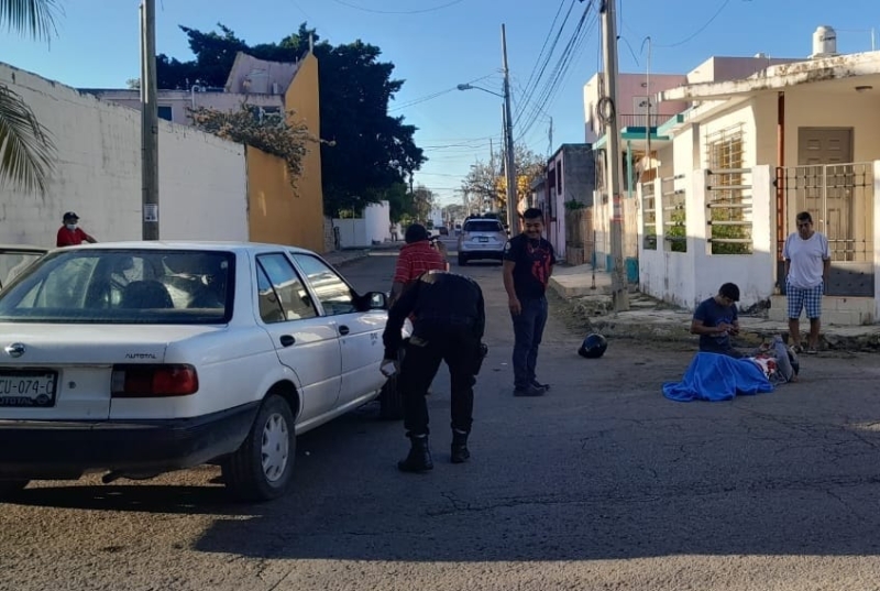 Joven embaraza, lesionada en siniestro vial