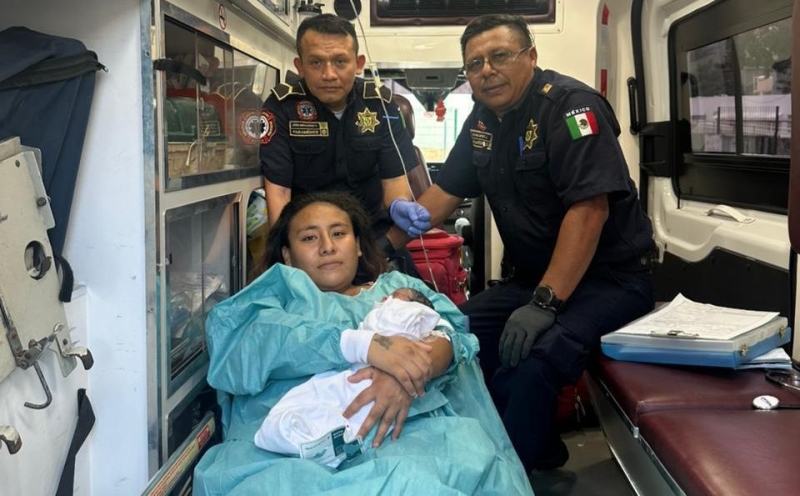 Mujer da a luz en ambulancia de la SSP