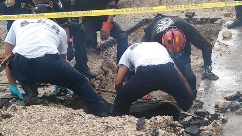 Rescatan cadáver hallado en toma clandestina de Progreso