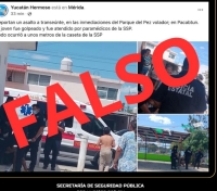 Desmienten presunto asalto en Pacabtún