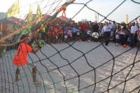 Todo listo para el Mundialito de Fútbol de Playa