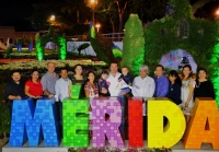 Renán Barrera inaugura el Camino de las Flores