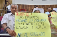 Ciudadanos exigen permanecer como habitantes de Mérida