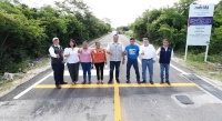 Renán Barrera supervisa obras de movilidad urbana en comisaría de Tamanché