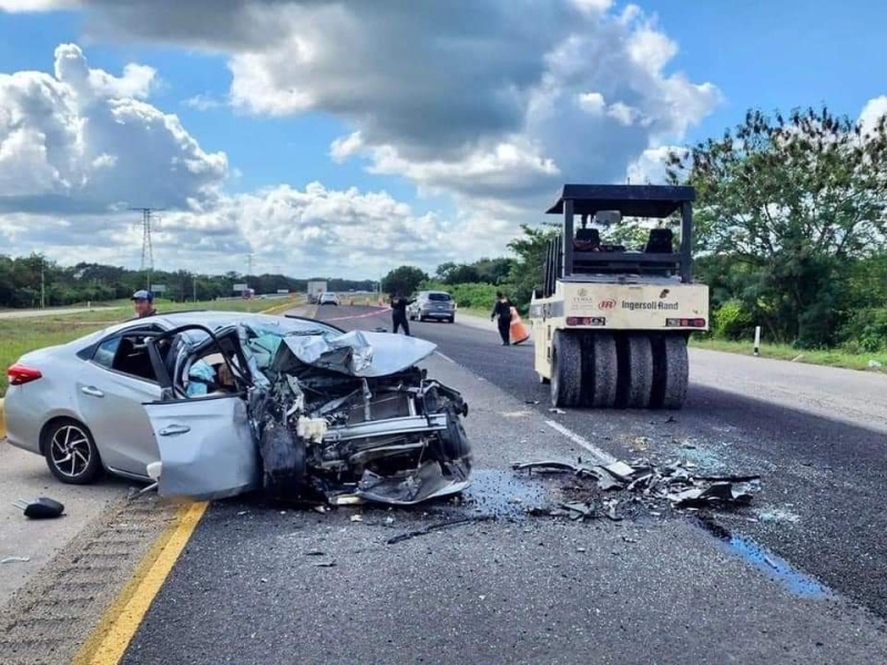 Tragedia en la Mérida-Campeche; mueren 2 adultos mayores 