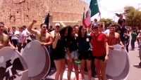 Yucatecos inician festejos por triunfo del Tri