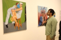 Inauguran exposición de pintor yucateco en el Peón Contreras