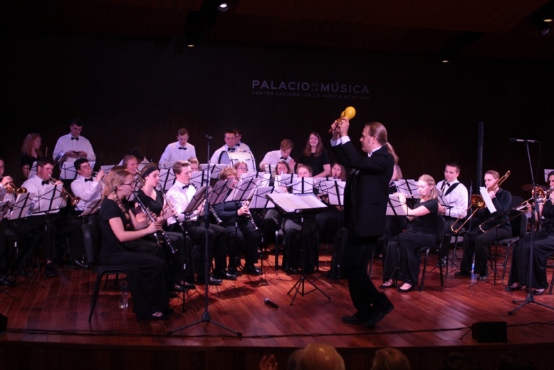Symphonic Wind Ensamble y Jazz Band de Iowa llegan a Mérida