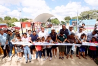 Inauguran el parque de Chichí Suárez