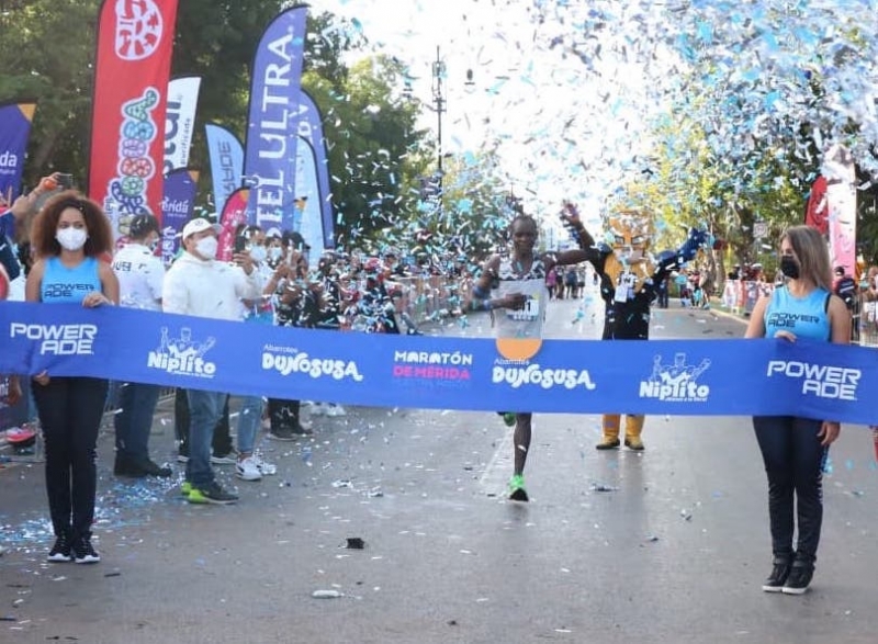Kenia se impone en la edición 2022 del Maratón de Mérida