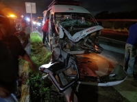 Dos lesionados graves en choque