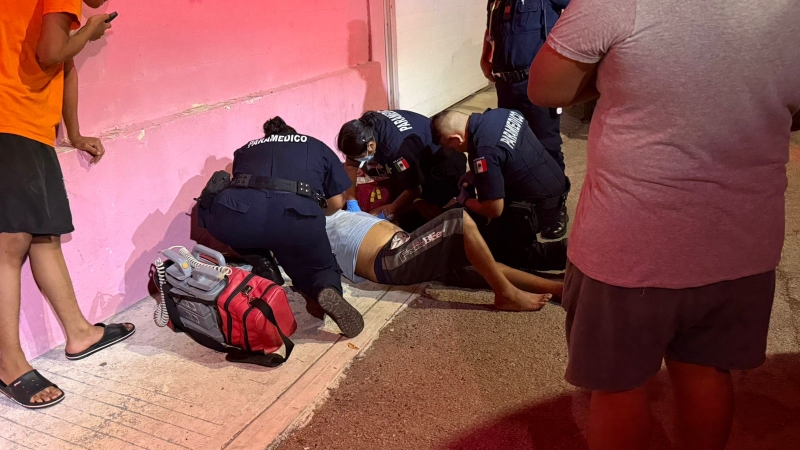 Adulto mayor sufre golpe de calor