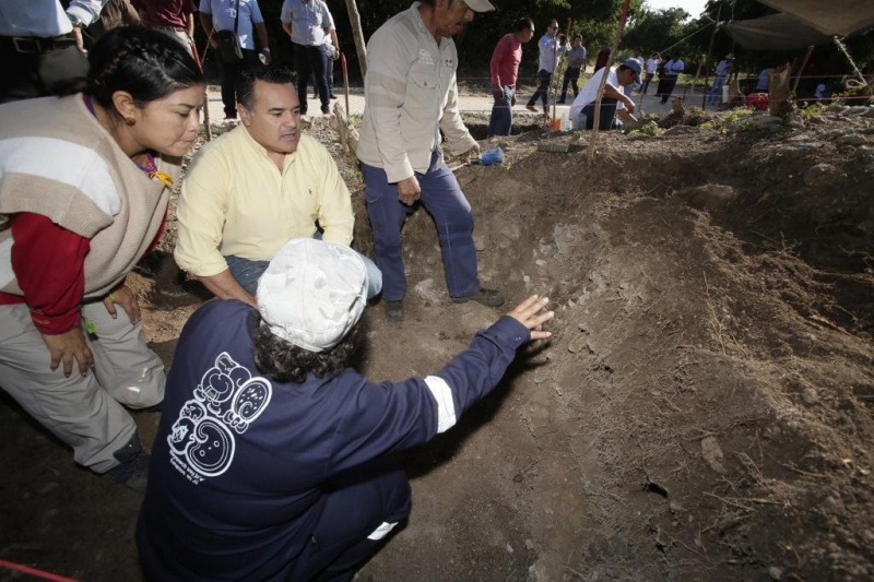 Avanzan los trabajos de rescate arqueológico en Xoclán
