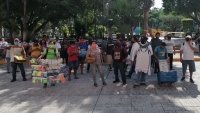 Protestan vendedores ambulantes; piden trabajar en el Centro Histórico