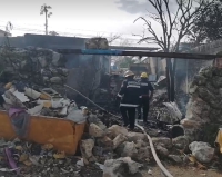 Incendio consume material reciclable en la Plan de Ayala Sur