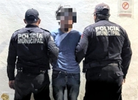 Detienen a presunto ladr&oacute;n en Progreso