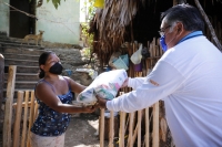 Apoyos alimentarios, un alivio para familias yucatecas ante crisis por Covid-19