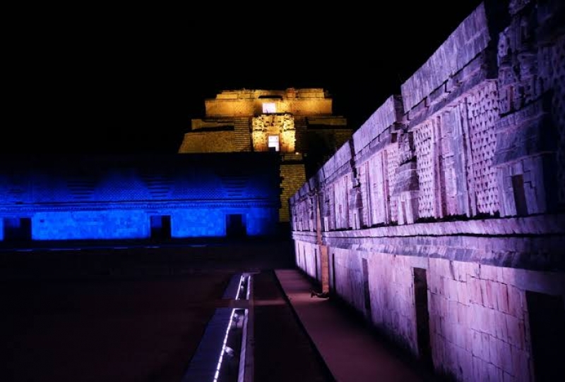 Alistan nuevos espectáculos de luz y sonido en Uxmal y Dzibilchaltún