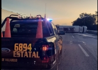 Se vuelca pipa en la Valladolid-Canc&uacute;n