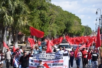 Marchan dos mil antorchistas; exigen apoyos sociales