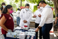 Realizan pruebas de detección del VIH en la Plaza Grande