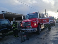 Casa en el Fraccionamiento del Parque arde en llamas 