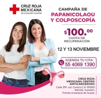 Cruz Roja anuncia nueva campaña de Colposcopia y Papanicolaou