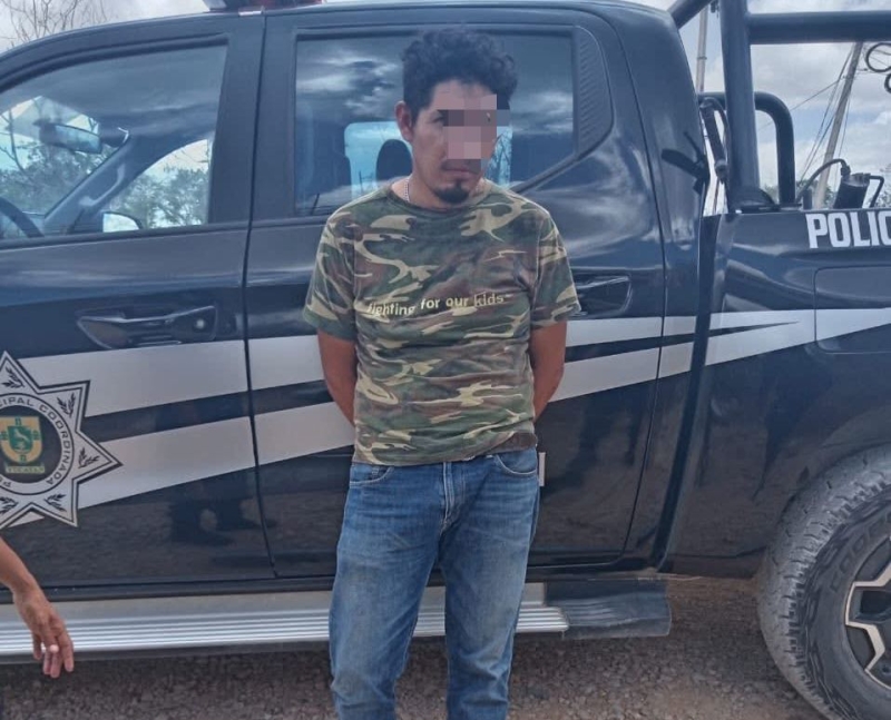 Detenido por robar metal del Tren Maya