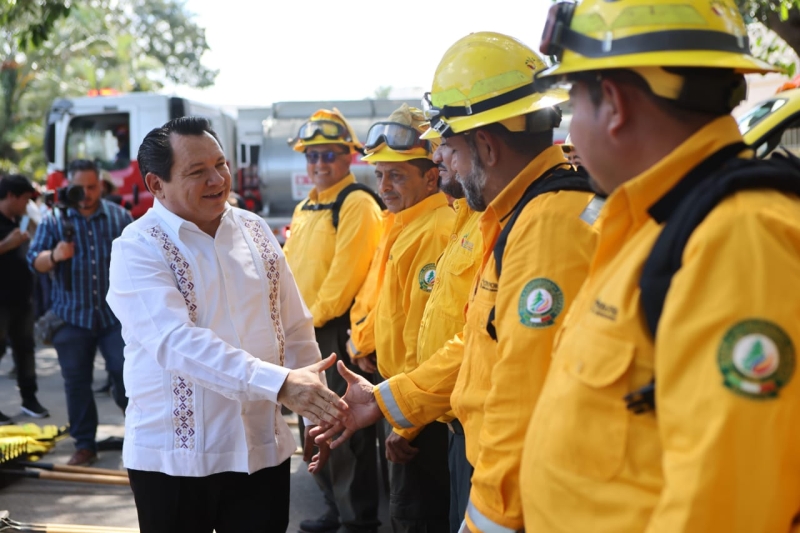 Encabeza "Huacho" la instalación del Comité de Prevención y Combate de Incendios