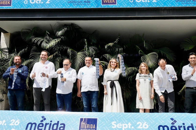 Renán Barrera inaugura quinta edición del Restaurant Week