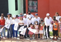 Vila entrega trabajos de repavimentación en Kanasín