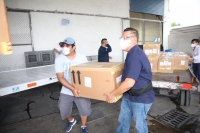 Ayuda recolectada en CDMX llega a Yucatán