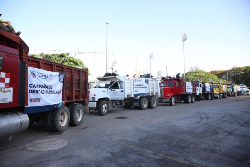 Implementa SSY segunda campaña de descacharrización en Mérida y sus comisarías