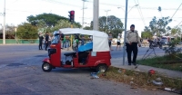 Muere señora de la tercera edad en accidente de mototaxi