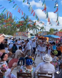 Inicia la fiesta del Cristo de la Transfiguración en Chumayel