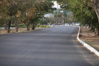 Trabajos de repavimentación de Prolongación Paseo de Montejo, en fase final